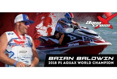 Baldwin crowned first ever AquaX World Champion