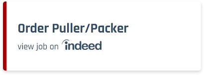 Careers - Order Puller/Packer